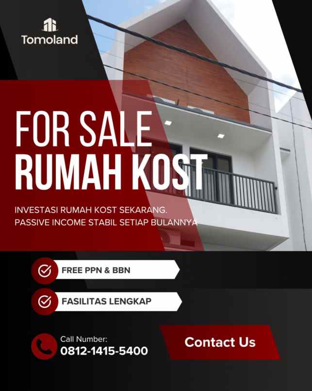 dijual kost jl chili jl perum joyo