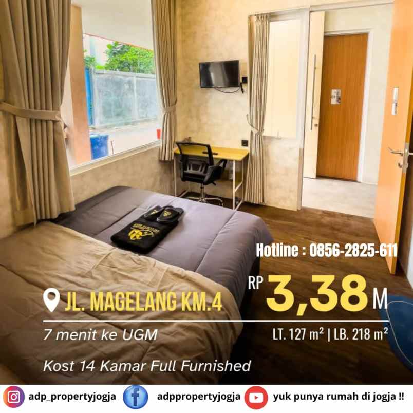 dijual kost jl magelang km 4 rogoyudan