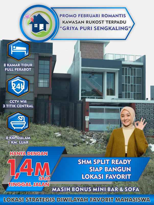 dijual kost mulyoagung dau