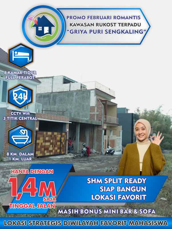 dijual kost mulyoagung dau