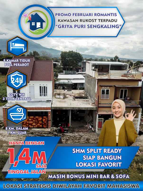 dijual kost mulyoagung dau