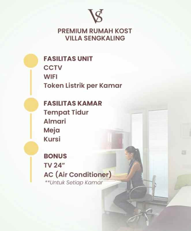 dijual kost tlogomas kota malang