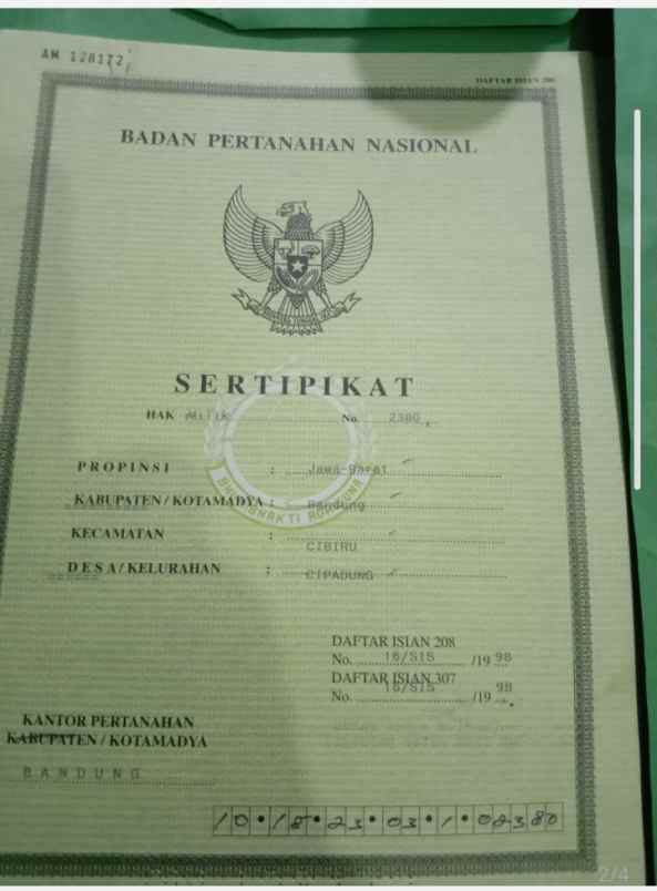 dijual lahan strategis shm bandung timur kota bandung