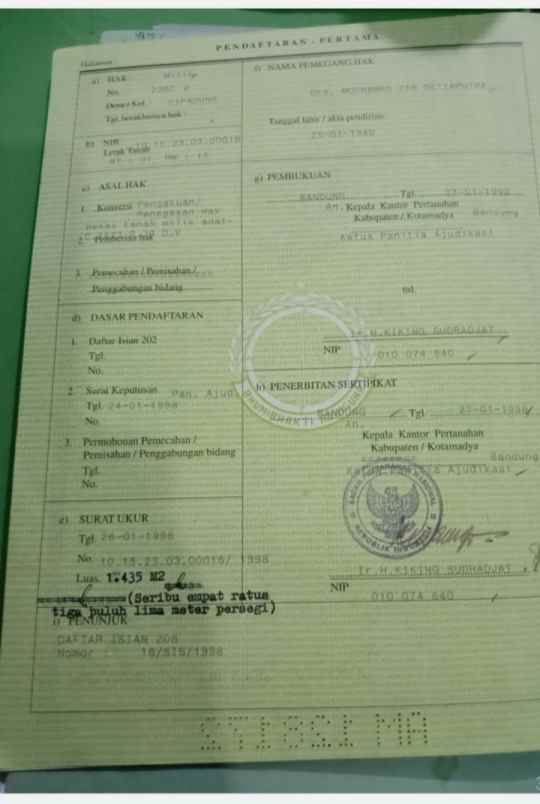 dijual lahan strategis shm bandung timur kota bandung