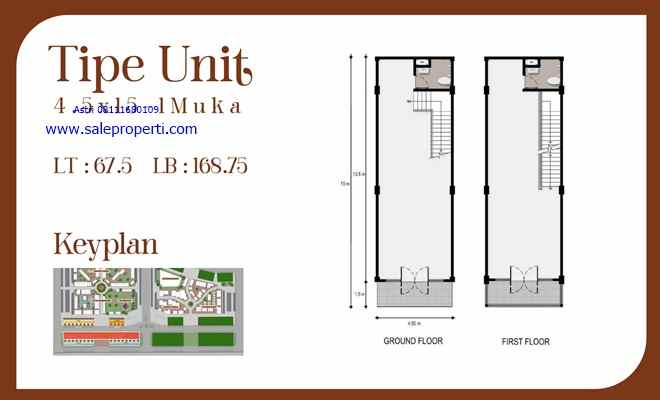 dijual ruko gudang kantor rukan litle siam pik2