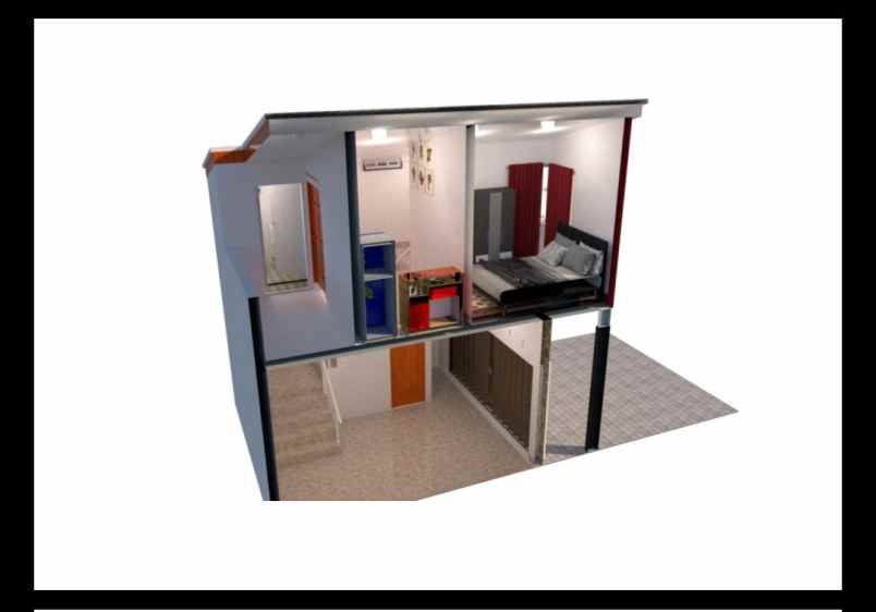 dijual rumah 1 lantai tipe mezanine di cileunyi