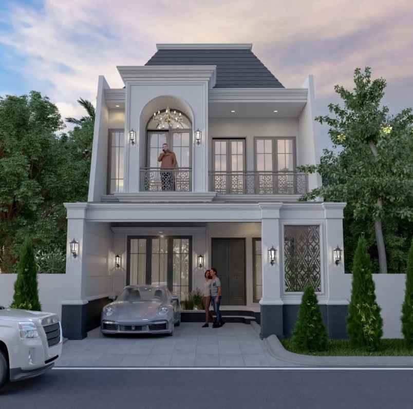 dijual rumah american clasic di araya kota malang