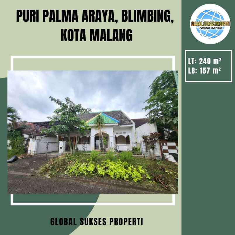 dijual rumah araya