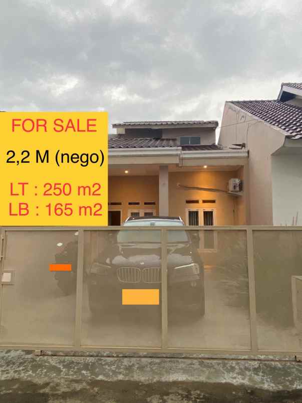 dijual rumah bagus anti banjir strategis