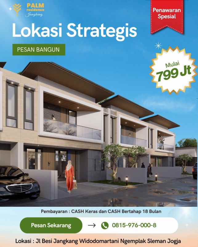 dijual rumah banglen widodomartani