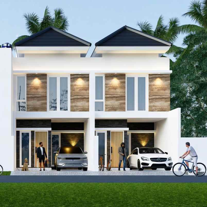 dijual rumah baru di darmo permai surabaya barat