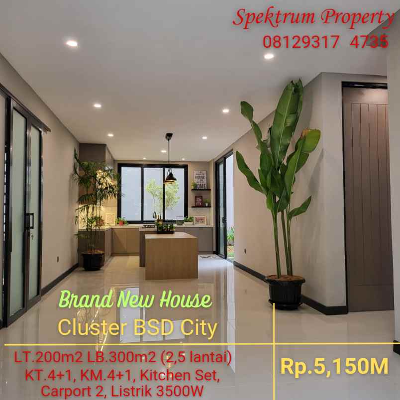 dijual rumah bsd city