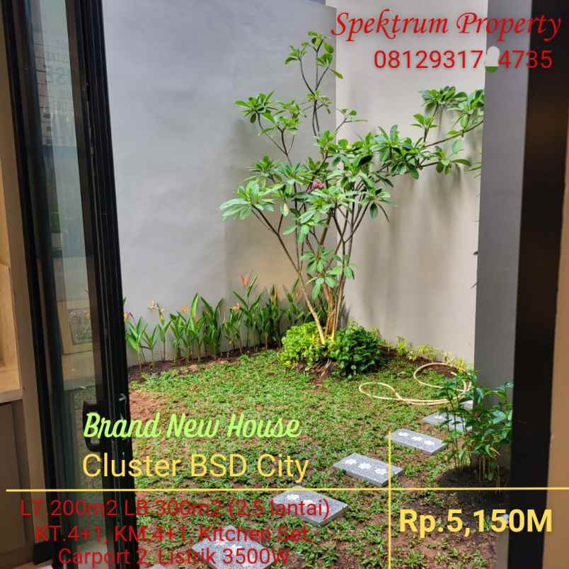 dijual rumah bsd city