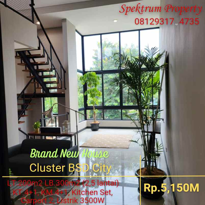 dijual rumah bsd city