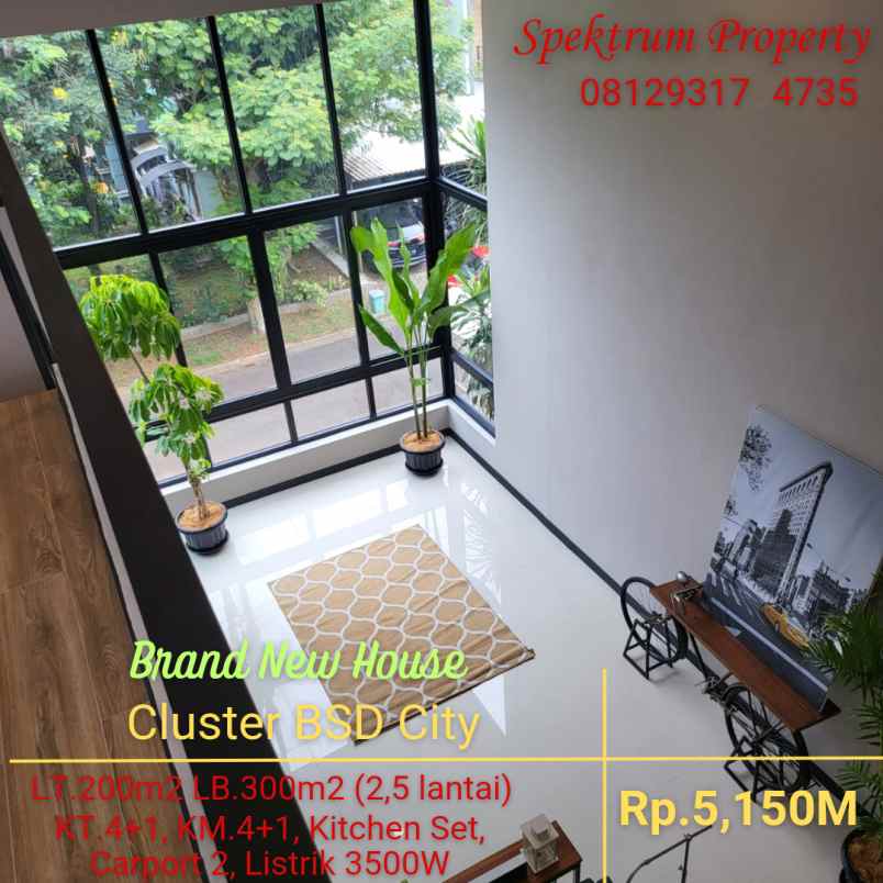 dijual rumah bsd city