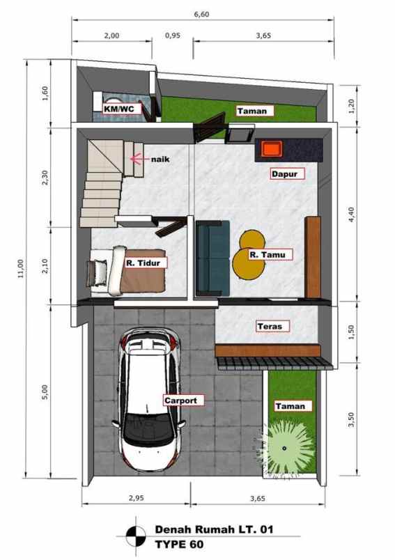 dijual rumah bulusan selatan