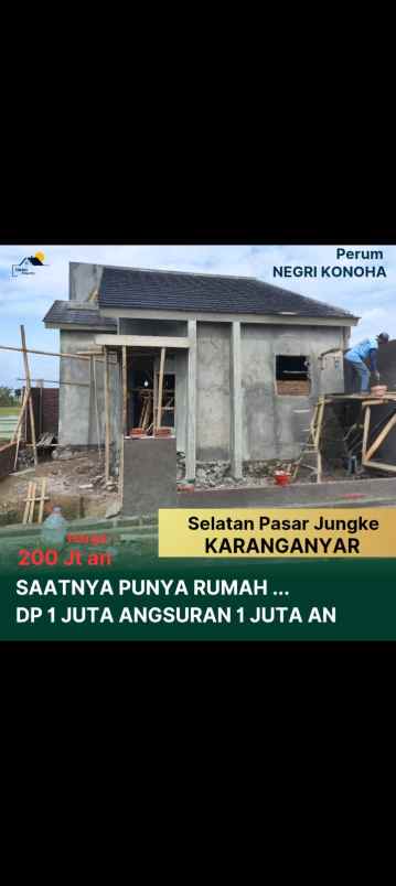 dijual rumah cangakan karanganyar jawa