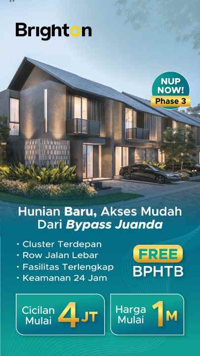 dijual rumah central park juanda