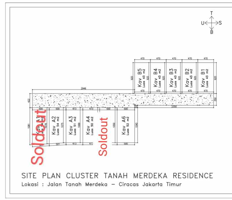 dijual rumah ciracas jakarta timur