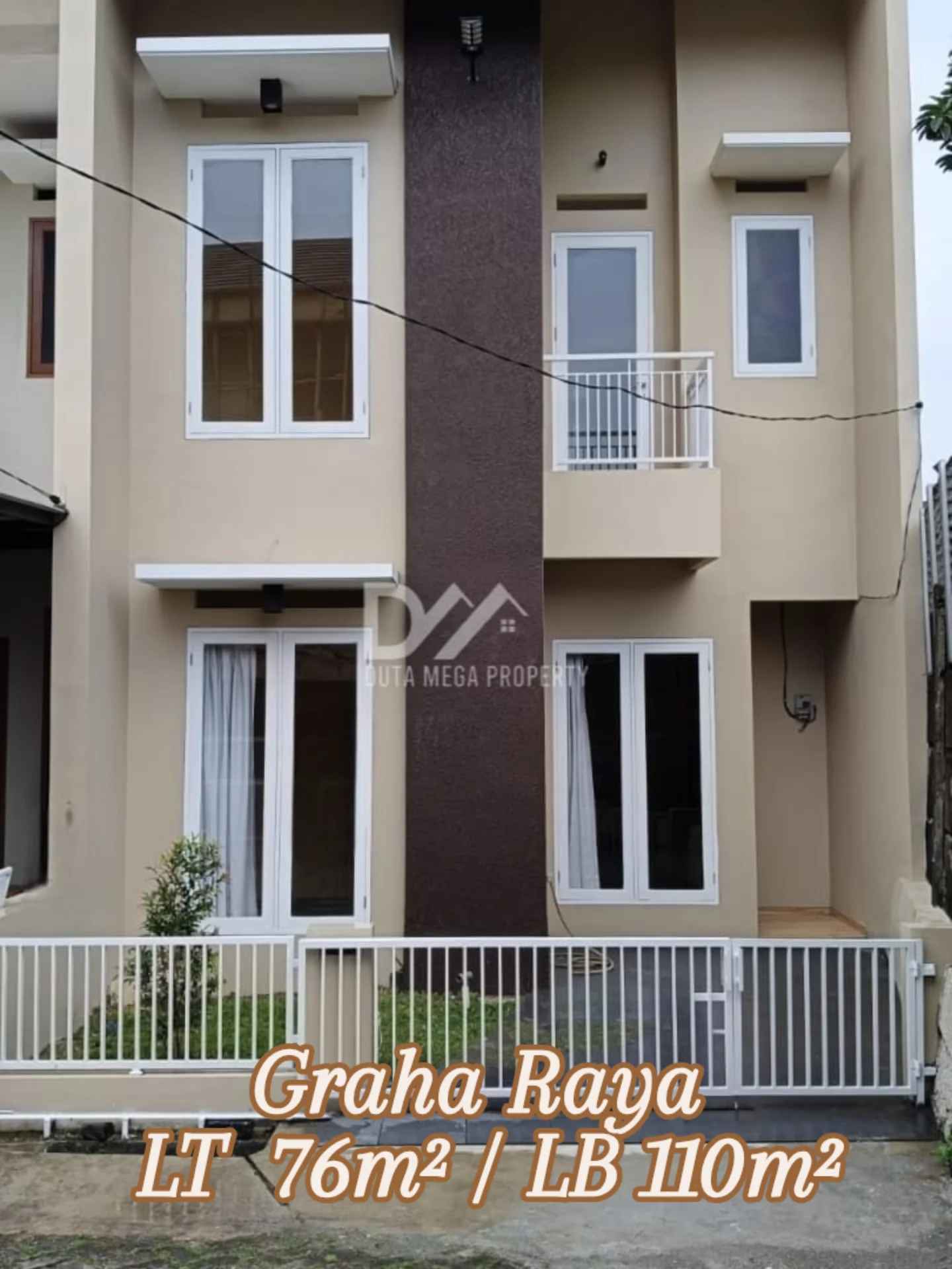 dijual rumah di graha raya bintaro