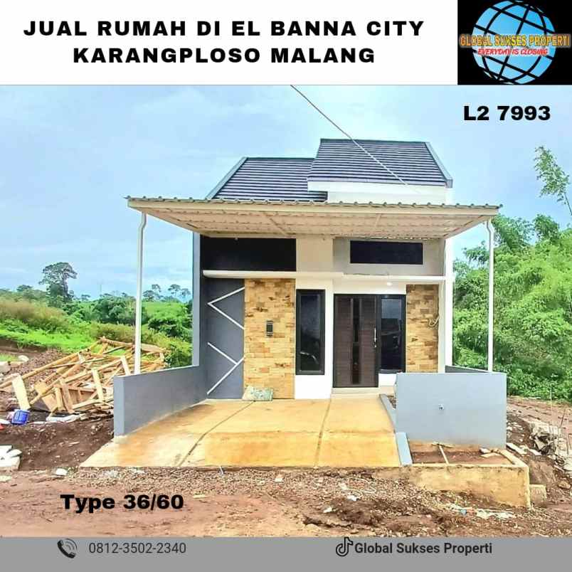 dijual rumah di perumahan el banna city