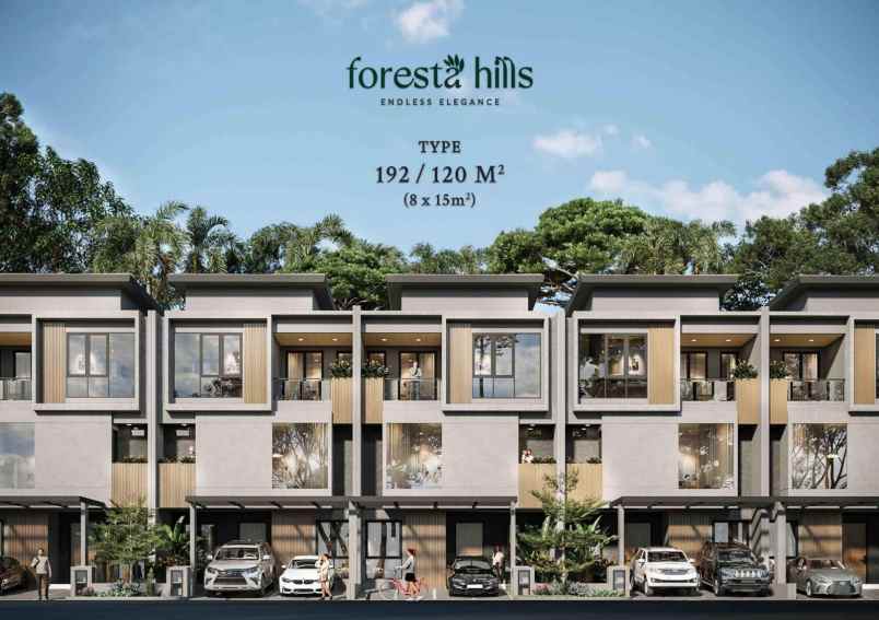 dijual rumah foresta hills