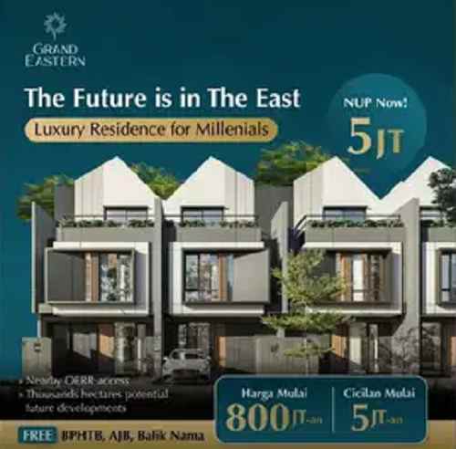 dijual rumah grand eastern