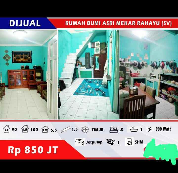 dijual rumah hunian kopo bumi asri mekar rahayu