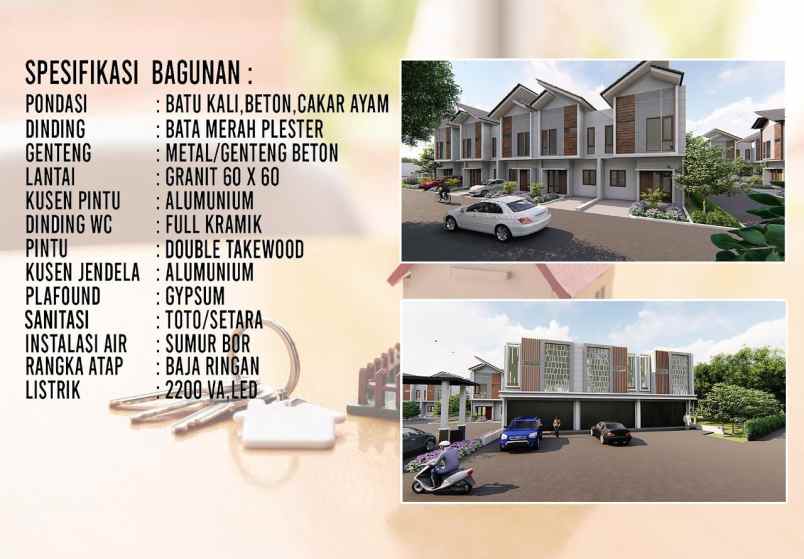 dijual rumah jalan baru kemang