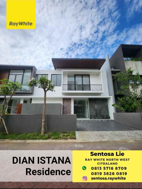 dijual rumah jalan dian istana