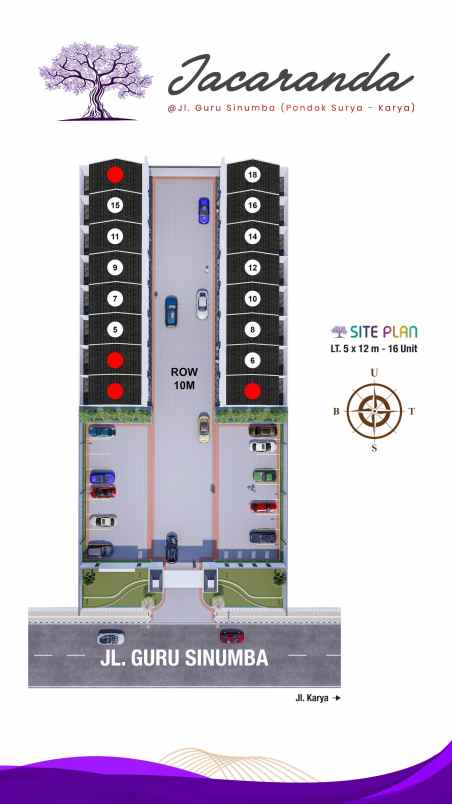 dijual rumah jalan guru sinumba karya