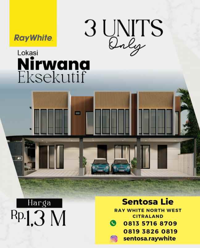 dijual rumah jalan nirwana eksekutif