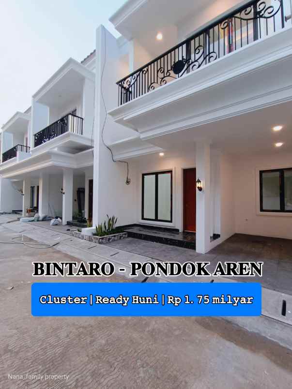 dijual rumah jalan raya pondok aren