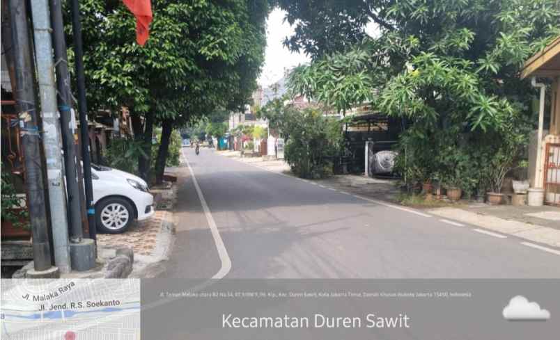 dijual rumah jalan taman malaka utara