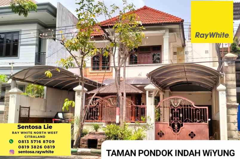 dijual rumah jalan taman pondok indah