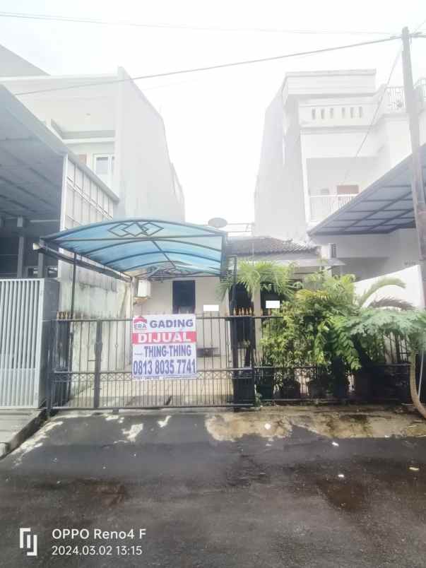 dijual rumah janur kuning residence