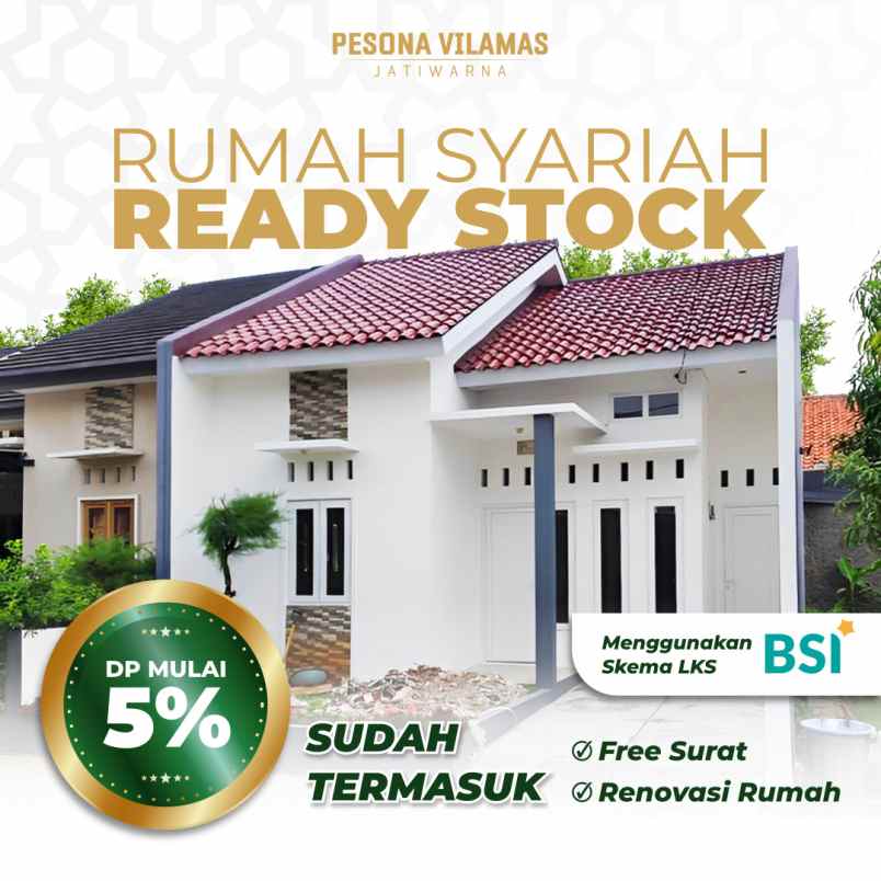 dijual rumah jatimurni pondok melati bekasi