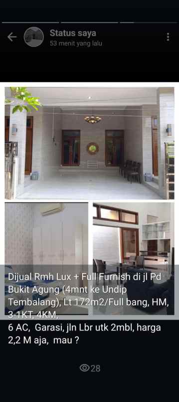 dijual rumah ji pd bukit agung