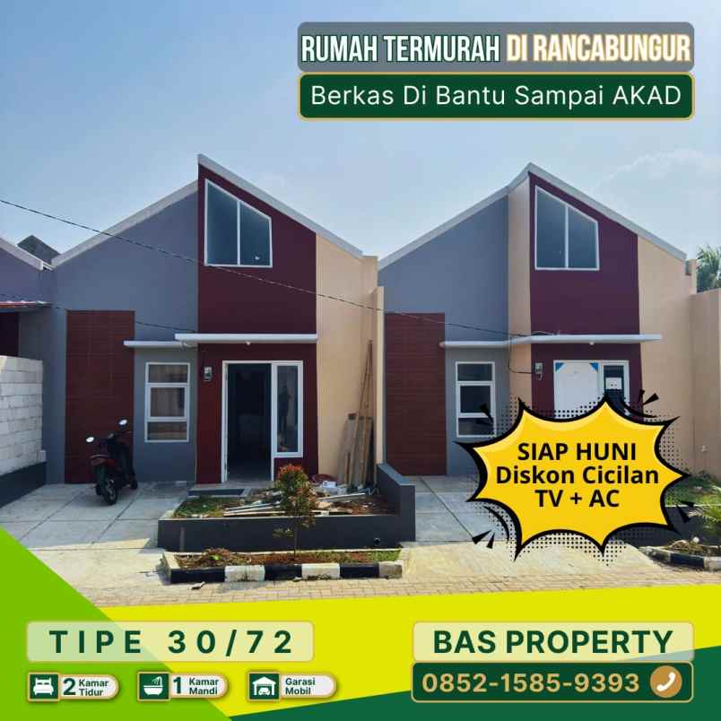 dijual rumah jl atang senjaya pasirgaok