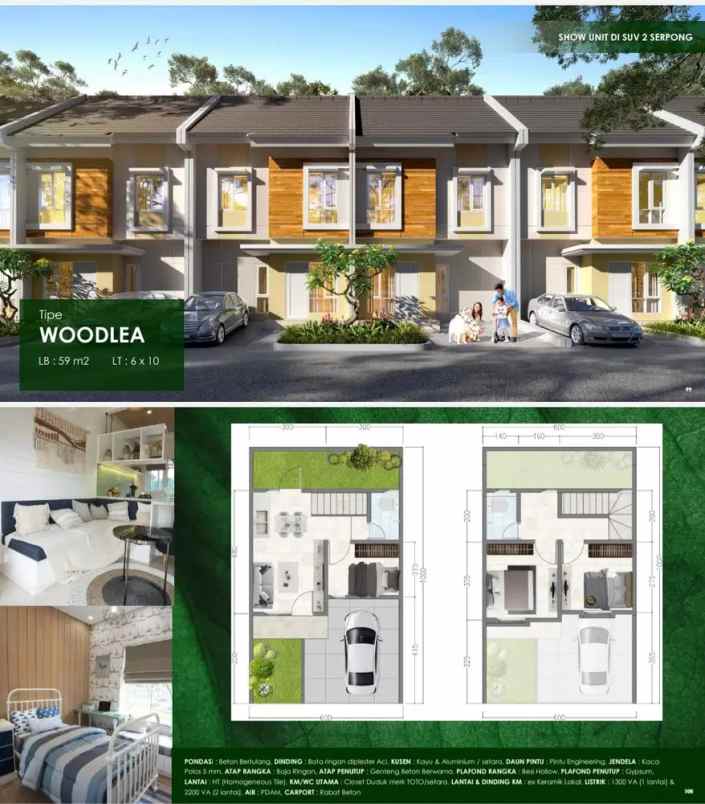 dijual rumah jl atma asnawi gn sindur