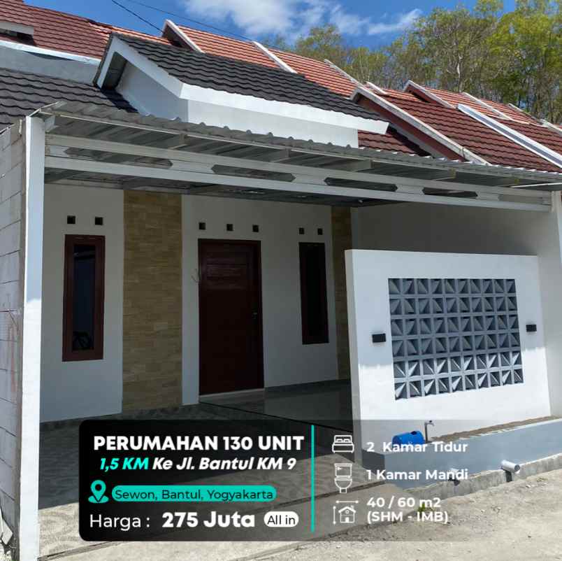 dijual rumah jl bantul km 9