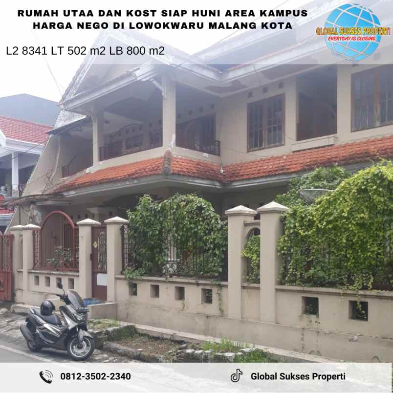 dijual rumah jl bendungan sengguruh