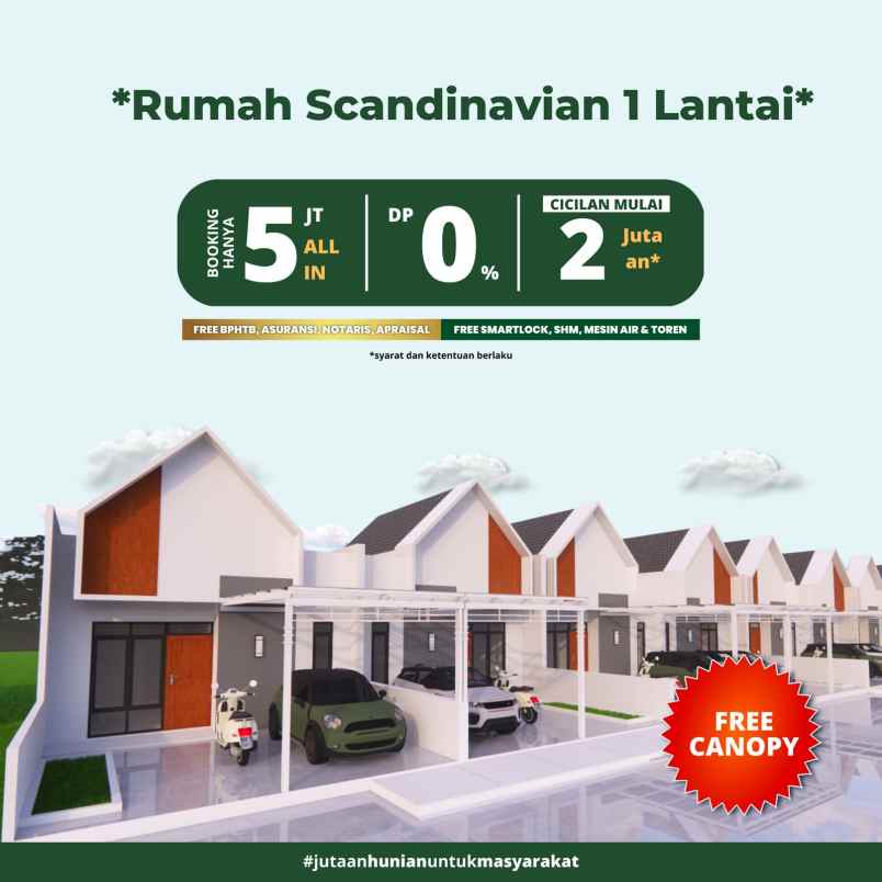 dijual rumah jl bumi sawangan indah