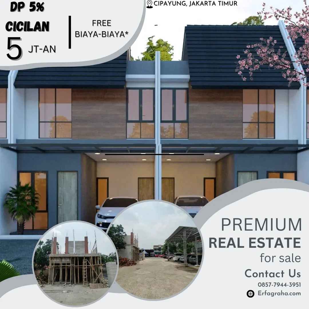 dijual rumah jl cilangkap