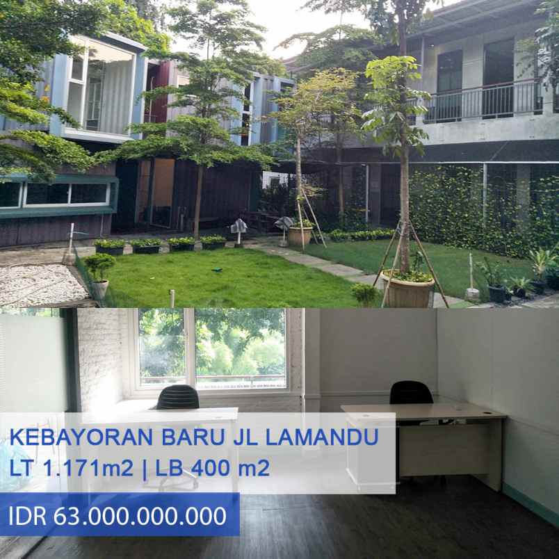 dijual rumah jl lamandau kebayoran baru