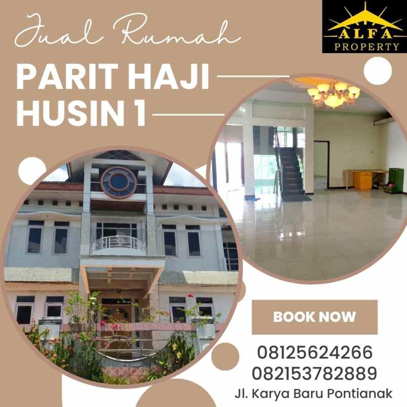 dijual rumah jl parit haji husin 1 gg