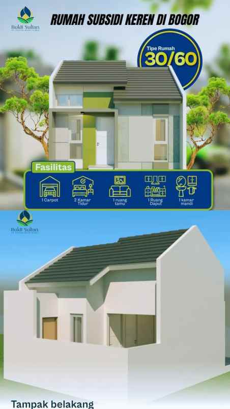 dijual rumah jl poros nasional