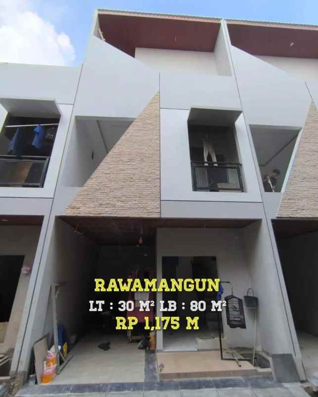 dijual rumah jl rawamangun jakarta timur