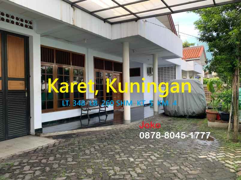 dijual rumah karet kuningan
