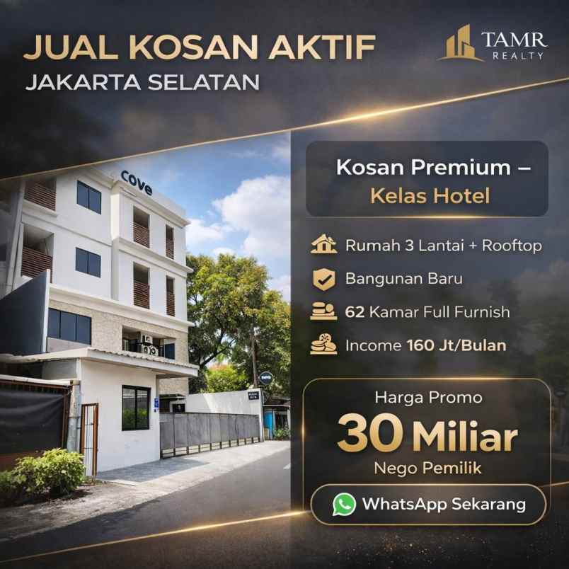 dijual rumah kebayoran baru raya